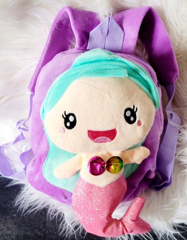 Mochila sirena morada - Imagen 2