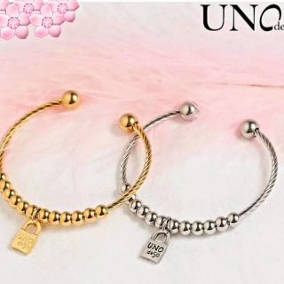 Pulsera Uno de 50 dorada