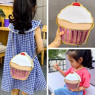 Bolso de niña bizcocho