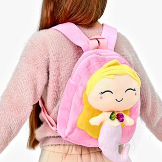 Mochila sirena rosada