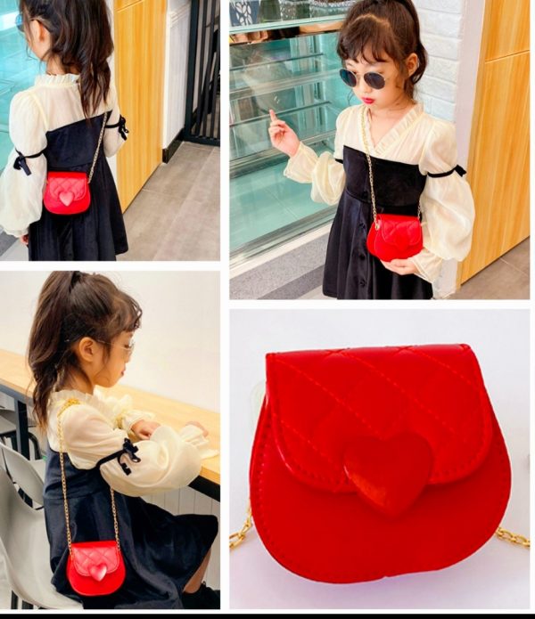 Bolsa de niña corazón