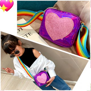 Bolso de niña corazón