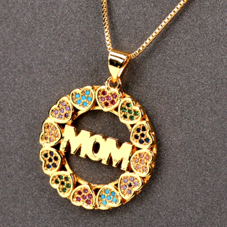 Cadena corazones Mom