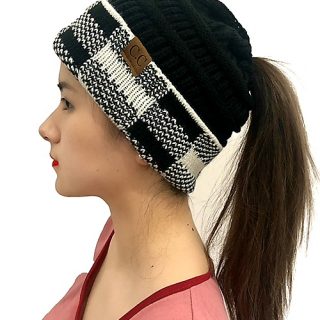 Gorro de cuadros