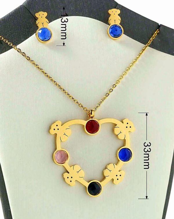 SET DE CORAZÓN Y OSO TOUS