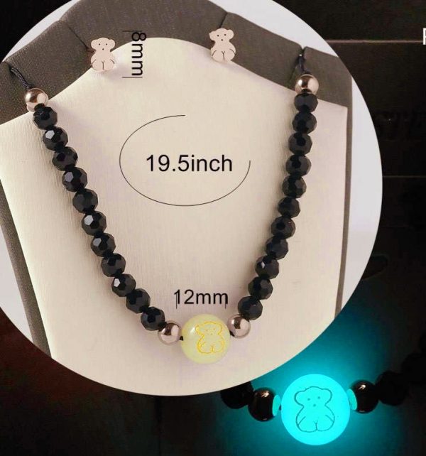 Juego collar oso
