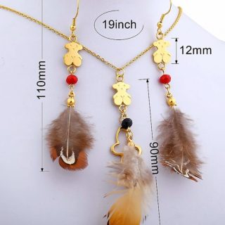 Juego plumas oso