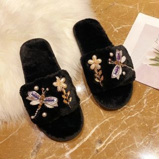 PANTUFLAS CON LIBÉLULA