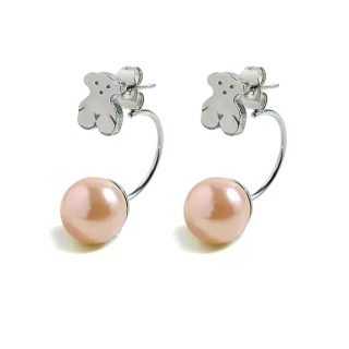 ARETE PERLA Y OSO