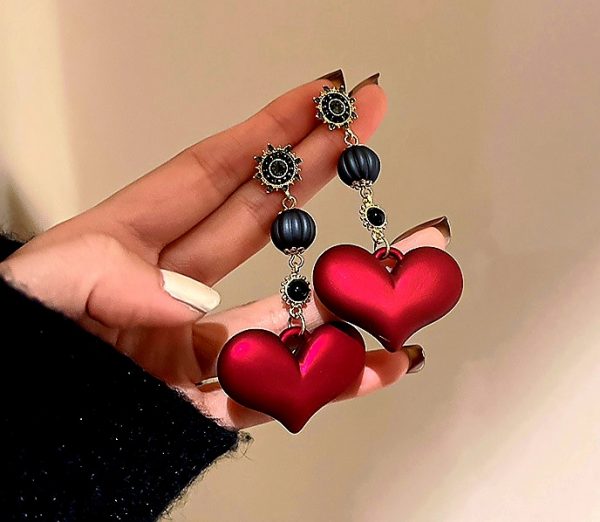Arete largo corazón