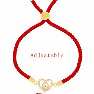 Pulsera corazón y ojo