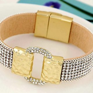 Pulsera brillantes magnética