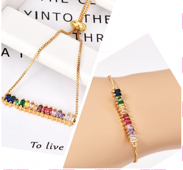Pulsera ajustable multicolor