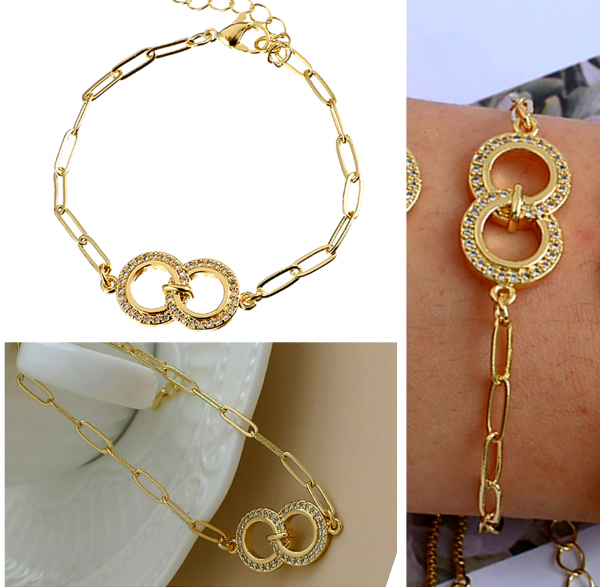 Pulsera de cadena infinito