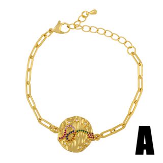 Pulsera con cadena gruesa y serpiente