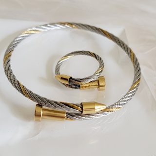 Juego pulsera y anillo C-artier