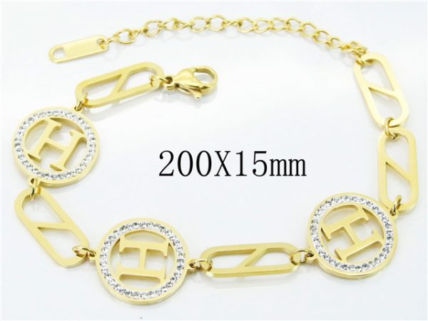 Brazalete H-ermes acero inoxidable