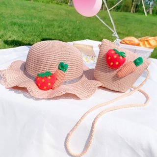 Juego sombrero y bolso de niña