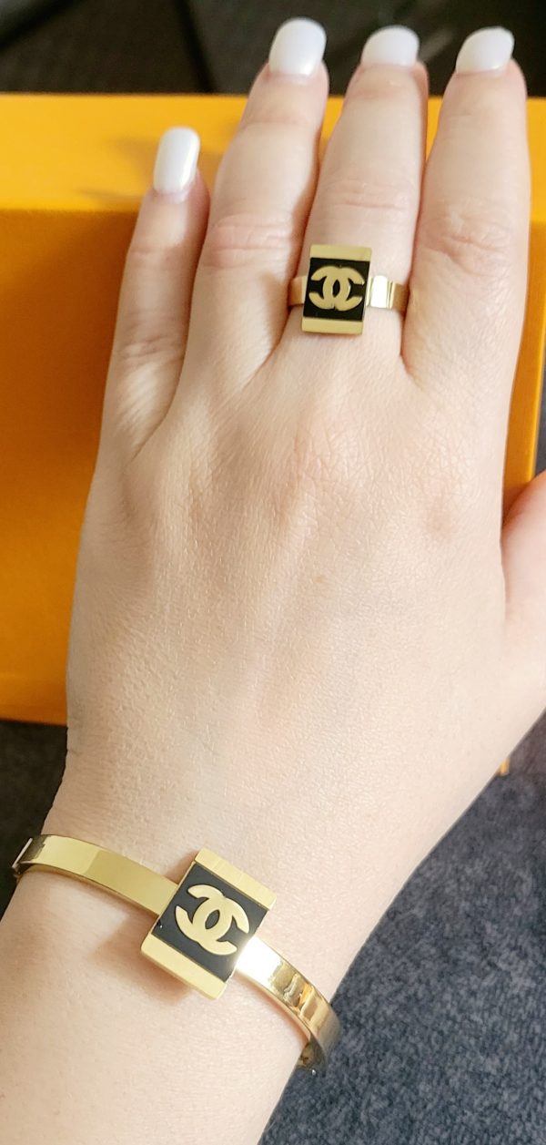 Juego CC con pulsera y anillo - Imagen 3