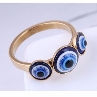 Anillo ojos acero