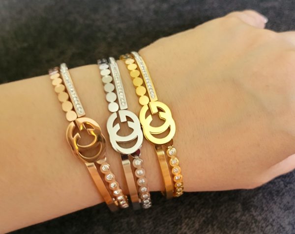 Pulsera GG plata - Imagen 2