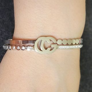 Pulsera GG plata