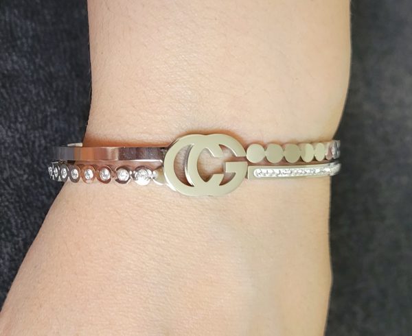 Pulsera GG plata
