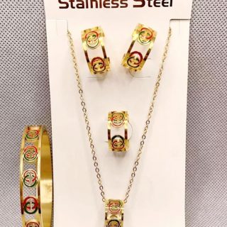 Juego con pulsera y anillo G-UCCI