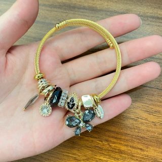 Pulsera estilo Pandora mariposa