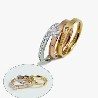 Juego de anillos #8 CK