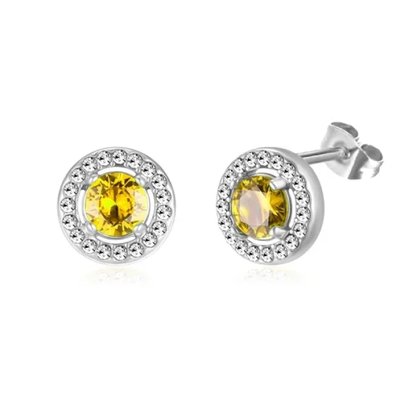 Arete tipo dormilona acero