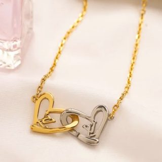 Collar LV corazones