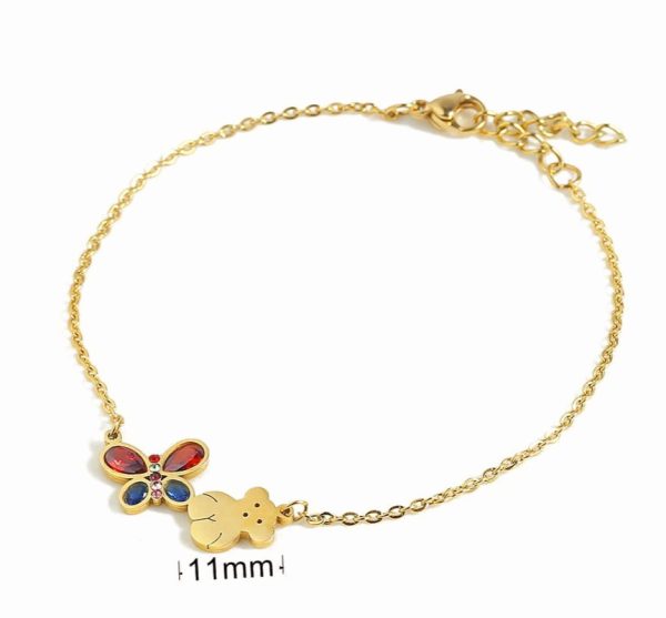Pulsera T-OUS y mariposa