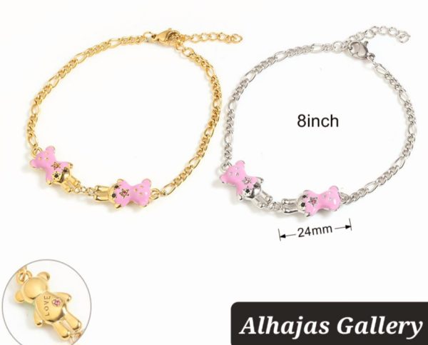 2 pulseras oso