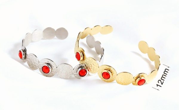 2 pulseras acero inoxidable