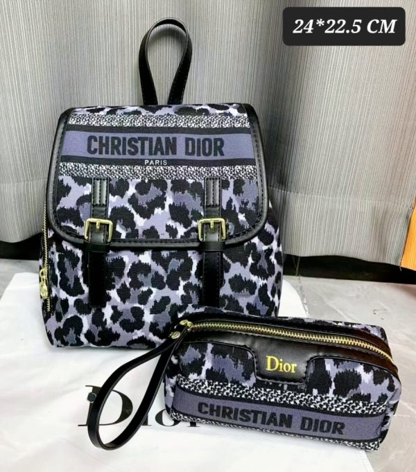Mochila y cosmetiquera D-ior