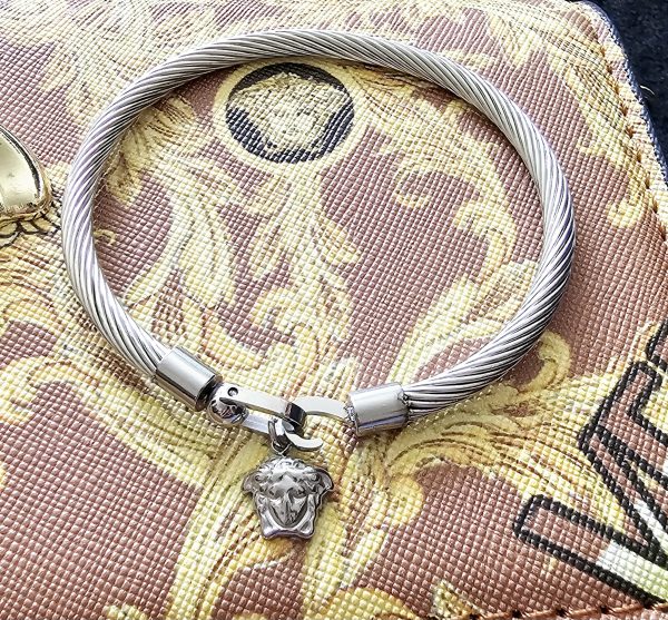 Pulsera V-ersace plata