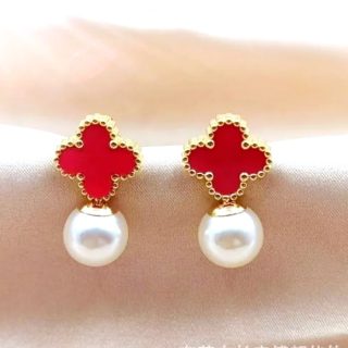 Arete perla Van-Cleef