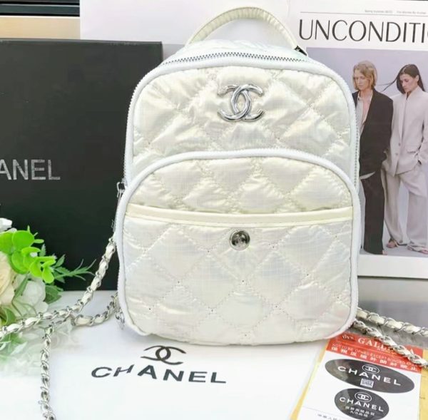 Mochila Cha-nel con caja