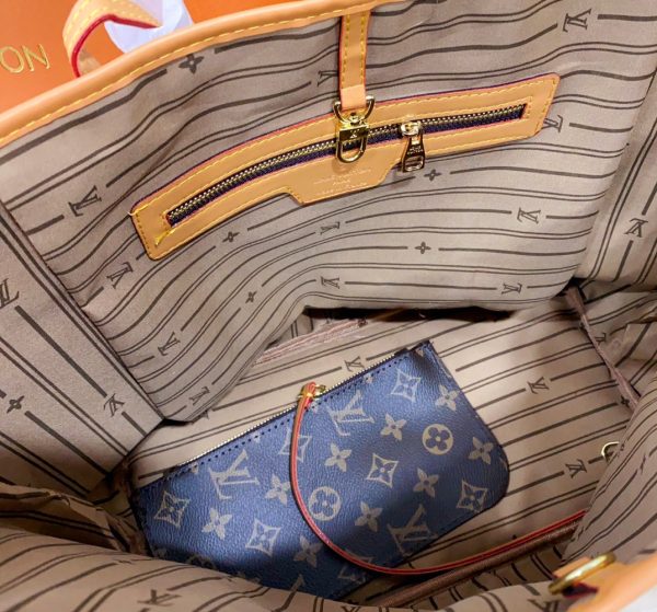 Bolso LV Neverfull 2 pcs con caja - Imagen 2