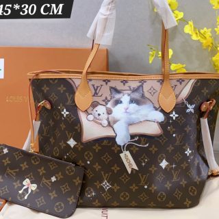 Bolso LV Neverfull 2 pcs con caja