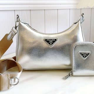 Bolso Pra-da con caja 2 pcs