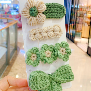 Juego ganchitos tejidos